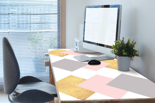 Bureau onderlegger Kleurrijke rhombus