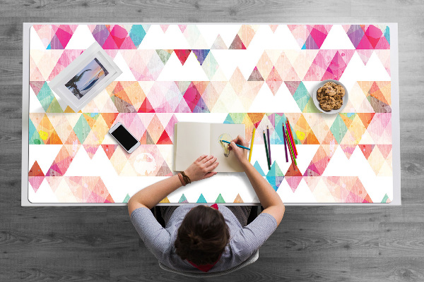 Bureau onderlegger Geometrie driehoeken