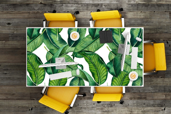 Bureau onderlegger Groene grote bladeren