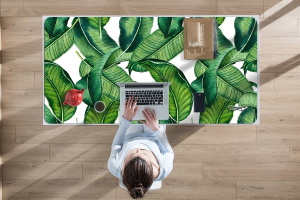 Bureau onderlegger Groene grote bladeren
