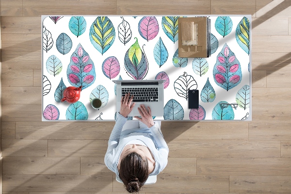 Bureau mat Cartoonbladeren
