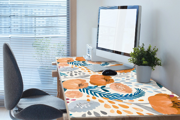 Bureau mat Geschilderde papavers