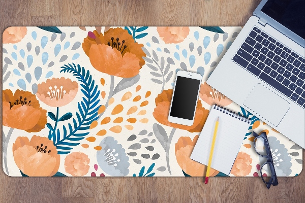 Bureau mat Geschilderde papavers