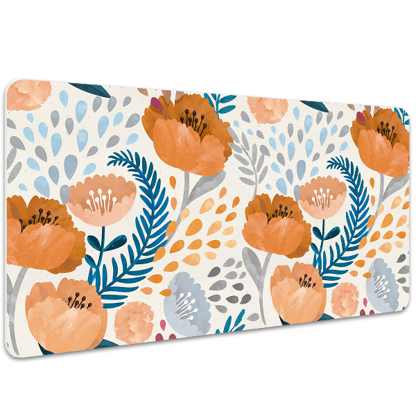 Bureau mat Geschilderde papavers