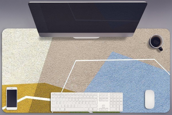 Bureau onderlegger Geometrische figuren