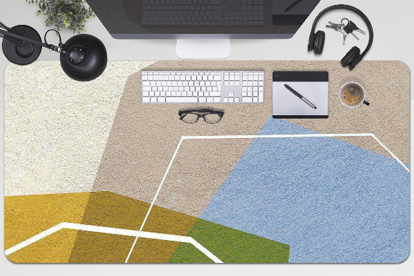 Bureau onderlegger Geometrische figuren