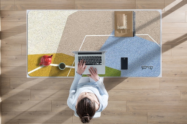 Bureau onderlegger Geometrische figuren