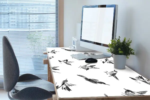 Bureau onderlegger Geschilderde mussen