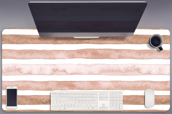 Bureau mat Bruine strepen