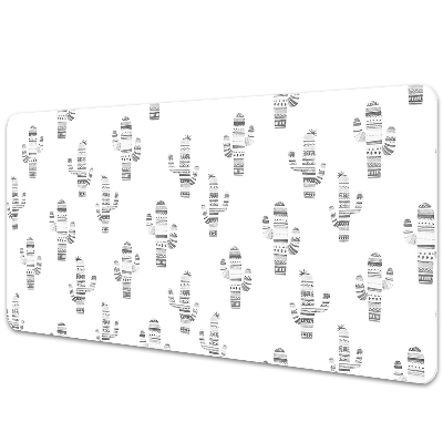Bureau mat Zwart -wit cacti