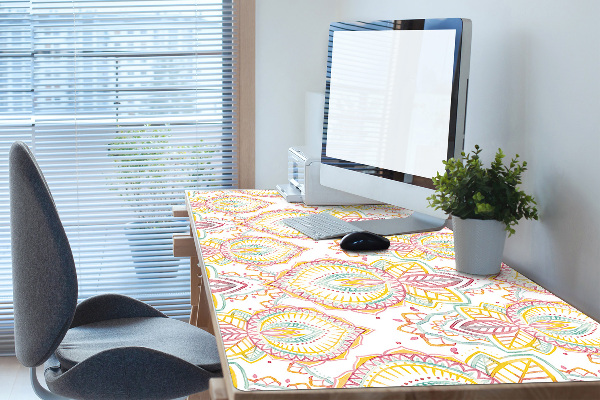 Bureau onderlegger Indisch patroon