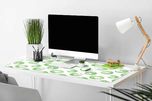 Bureau onderlegger Planten in stippen