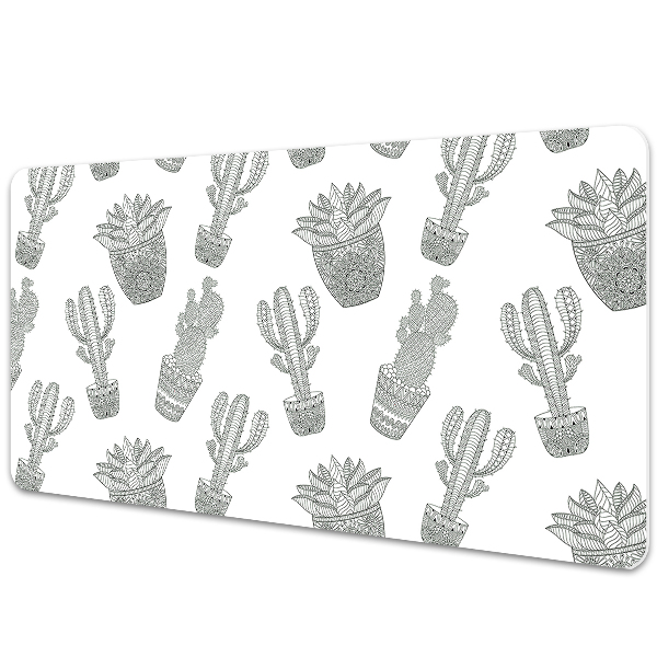 Bureau onderlegger Mexicaanse cactussen