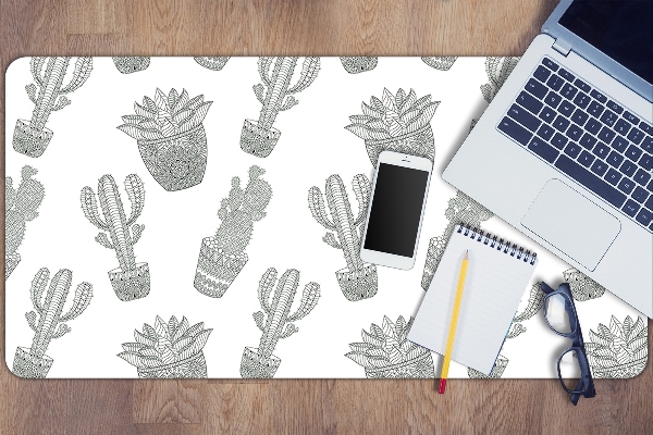 Bureau onderlegger Mexicaanse cactussen