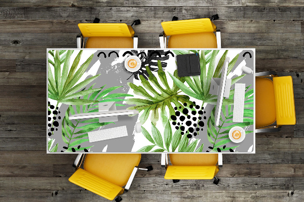 Bureau mat Tropische bladeren