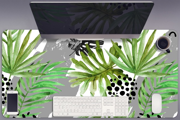 Bureau mat Tropische bladeren