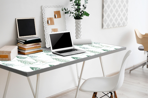 Bureau onderlegger Winter kerstboom