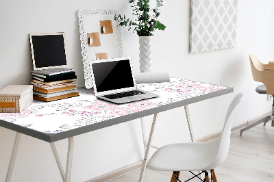Bureau onderlegger Bloemenpatroon