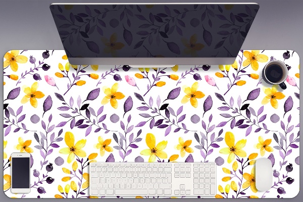 Bureau mat Abstracte bloemen