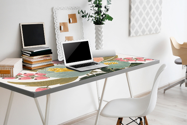 Bureau mat Geschilderde bloemen