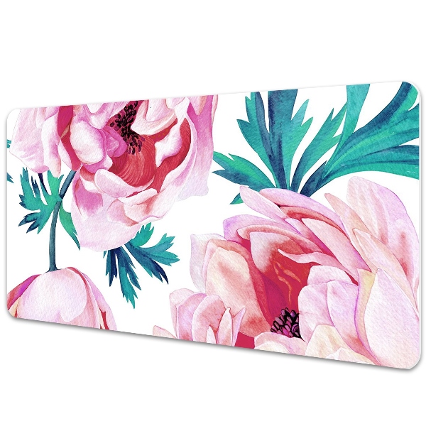 Bureau mat Poppy seed flower