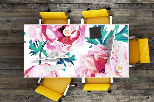 Bureau mat Poppy seed flower