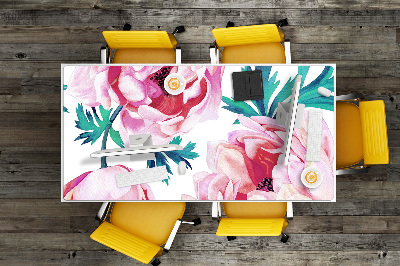 Bureau mat Poppy seed flower