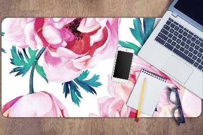 Bureau mat Poppy seed flower