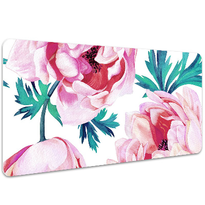 Bureau mat Poppy seed flower