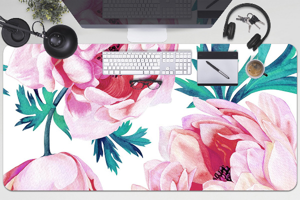 Bureau mat Poppy seed flower