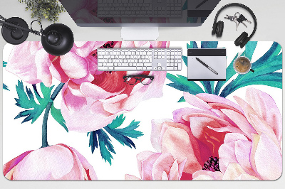 Bureau mat Poppy seed flower