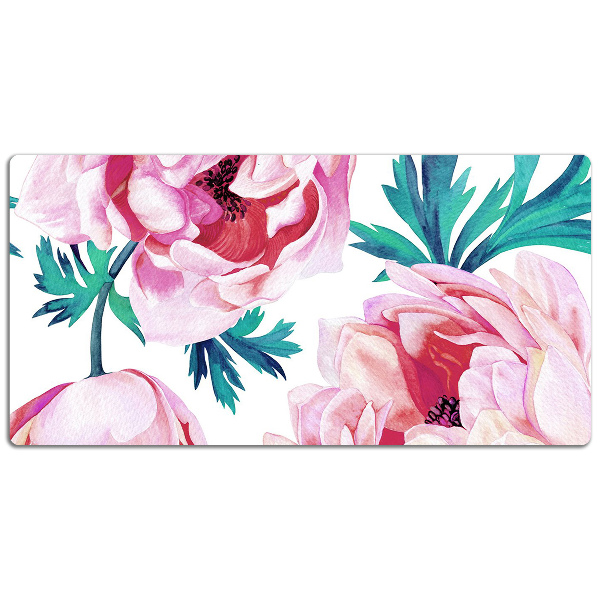 Bureau mat Poppy seed flower