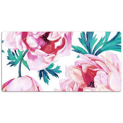 Bureau mat Poppy seed flower