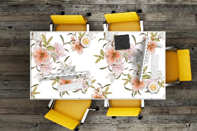 Bureau onderlegger Lente bloemen