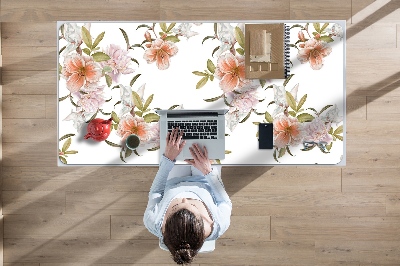 Bureau onderlegger Lente bloemen