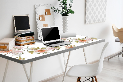 Bureau onderlegger Lente bloemen