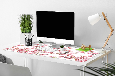Bureaumat Roze bloemen