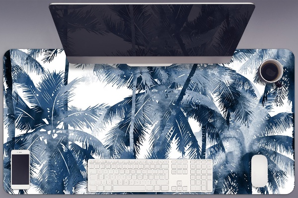 Bureau mat Tropische palmbomen