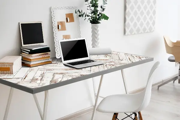 Bureau onderlegger Houten vloer
