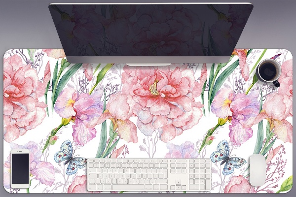 Bureau onderlegger Piolie bloemen