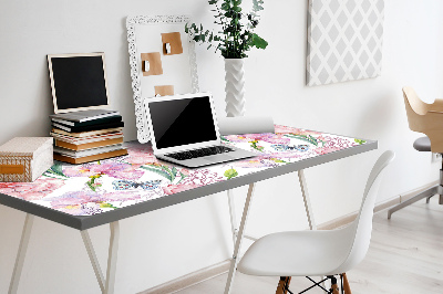 Bureau onderlegger Piolie bloemen