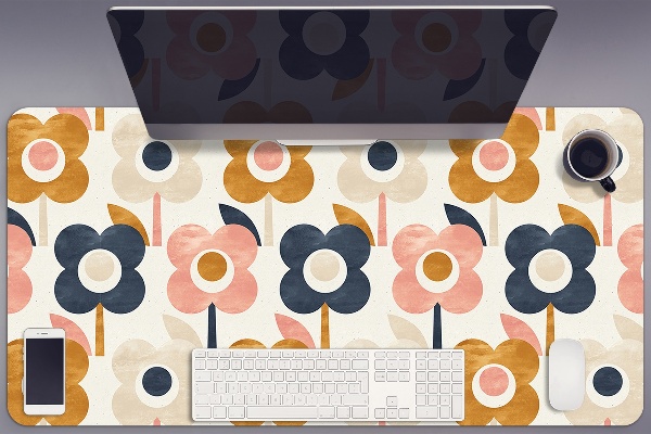 Bureau onderlegger Bloemen
