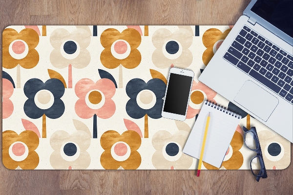 Bureau onderlegger Bloemen