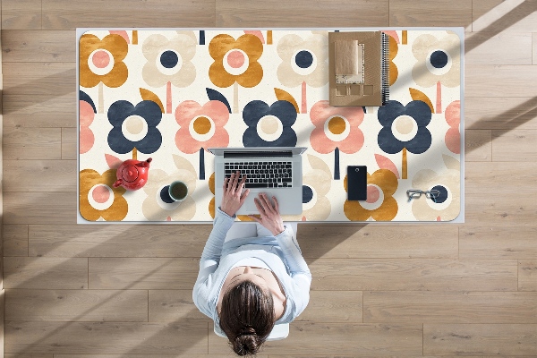 Bureau onderlegger Bloemen