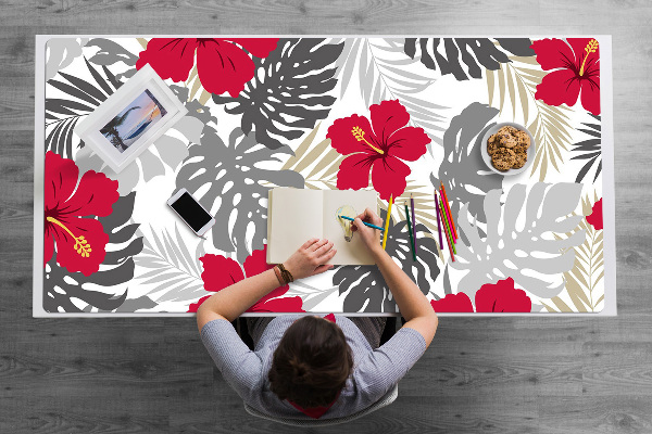Bureau onderlegger Hibiscus