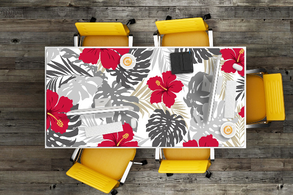 Bureau onderlegger Hibiscus