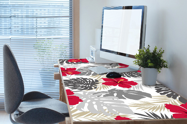 Bureau onderlegger Hibiscus
