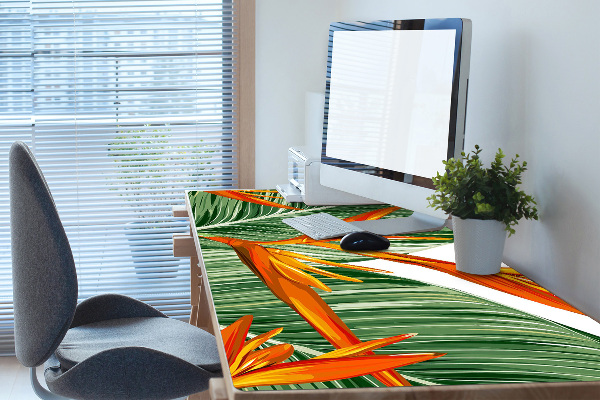 Bureau mat Palm bladeren