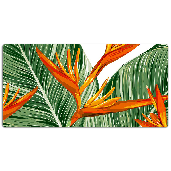 Bureau mat Palm bladeren