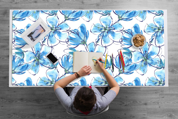 Bureau onderlegger Aquarellen bloemen